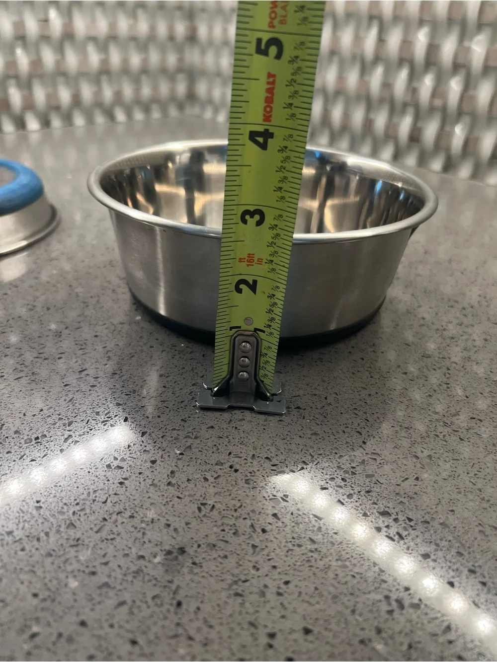 New! Set of two Durapet Stainless Steel Pet Bowls - Silver